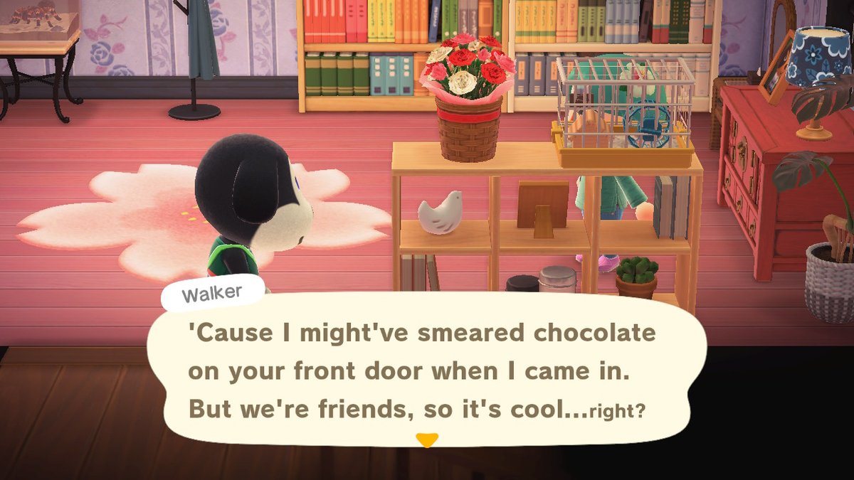 layznlaura's tweet photo. That better be chocolate! #AnimalCrossing #ACNH #NintendoSwitch https://t.co/JY2vzBttkI