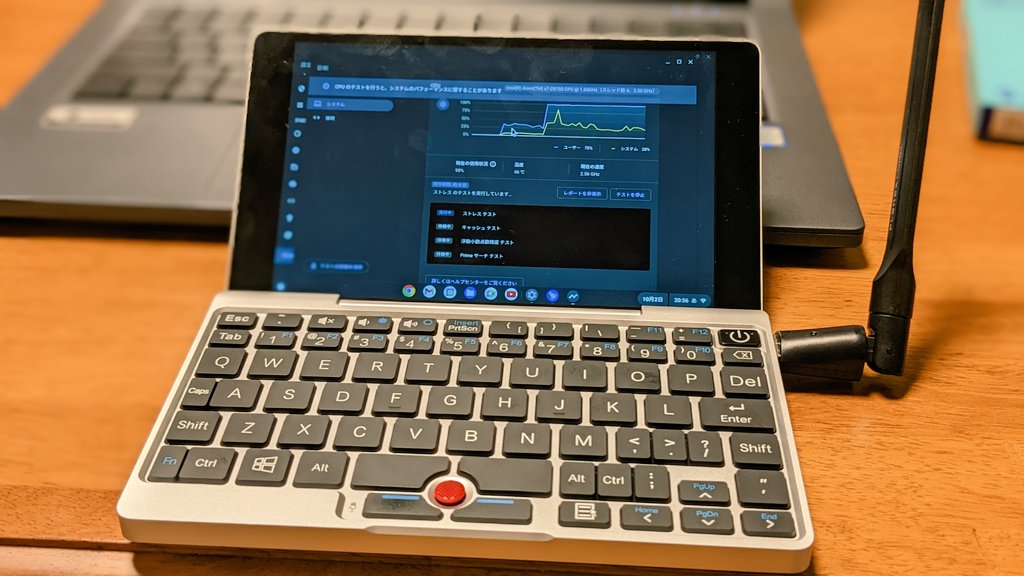 _neko_jita_gtr's tweet photo. ちょい前にGPDpocketに
ChromeOS Flex入れようとしたら
無線認識しなかったんだけど…
有線LANのChromeOS対応してるの
買ってきたら動いたw
アップデートしたりなんやりで
手持ちの無線LANは認識したけど
マイクと音、内臓無線、
Blutoothはダメみたい
#GPDpocket
#ChromeOFlex https://t.co/FEMnESGYkN