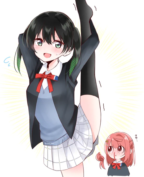 I字バランス出来ちゃう侑ちゃん 