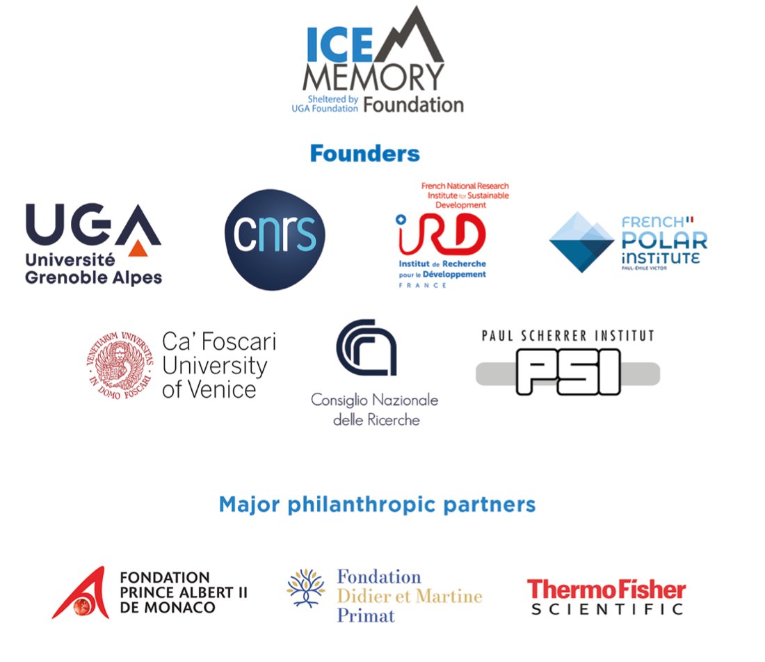 icememory_'s tweet photo. Following #IPICS involvement in 2016, international glaciologists have committed to supporting  #IceMemory &amp; contributing to its strategic &amp; operational development. Scientists from 10 countries have jointly validated the main principles and contribute to specific operations. https://t.co/uQlLgeLUQF