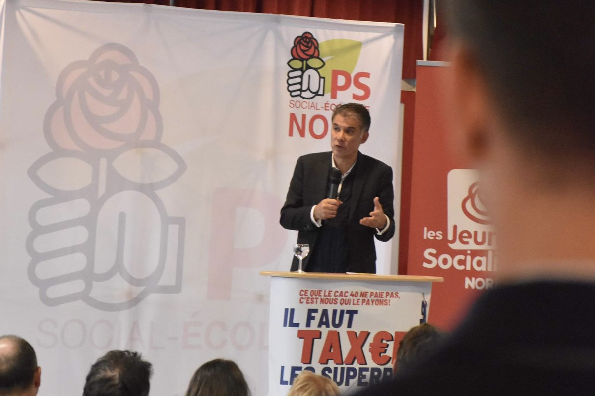 RemiBoussemart's tweet photo. 👉 Hier, c’était la fête de rentrée du @PSNord, un bel événement militant et convivial ! 

Merci à @faureolivier pour sa présence. Nous avons officiellement lancé la campagne #RIPsuperprofits ! 

Bienvenue aux nouvelles militantes et nouveaux militants, vous êtes chez vous ! 🔥 https://t.co/BUdl5HXoBd