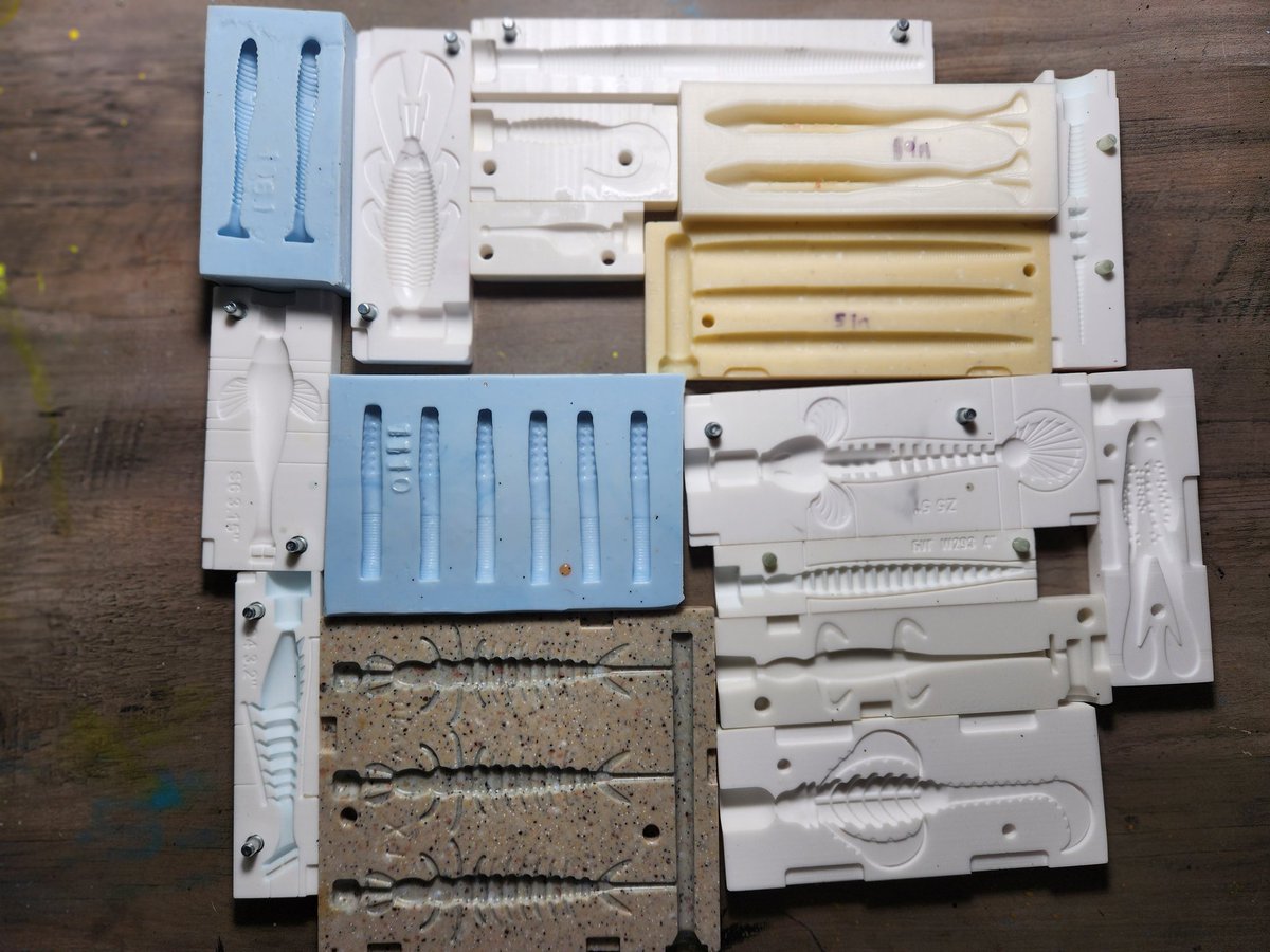 ramsoffthehook8's tweet photo. Every mold you need for your next big bite.#AREYOUHOOKED https://t.co/tp6XhOavPN