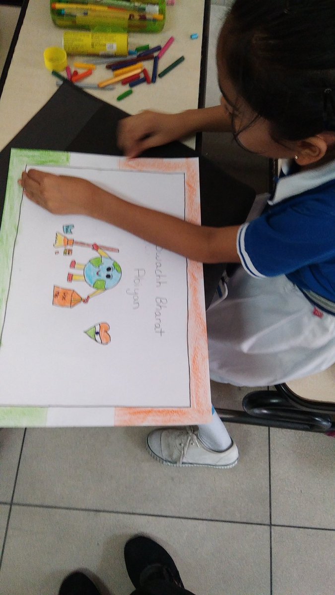 Students made posters on Gandhi Jayanti and enjoy. <a href="/gandhijayanti20/">Gandhi Jayanti</a> <a href="/pkdhillon08/">ParamjeetKaurDhillon</a> <a href="/shardapullabha2/">sharda pullabhatla</a> <a href="/charuchhabra2/">Dr. Charu Chhabra</a> <a href="/NidhiTh43971395/">Nidhi Thakur</a> <a href="/babybehl/">Vasudha bathla</a> <a href="/KnpsIndia/">KNPS Phagwara India</a> <a href="/VeenaMehmi/">veena mehmi</a>