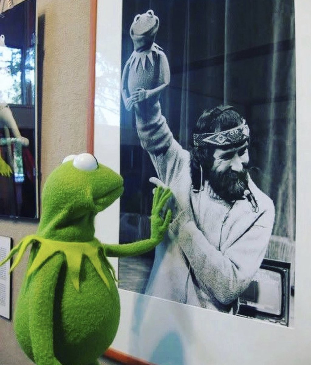 For the lovers, the dreamers and me …. #jimhenson #kermit #rainbowconnection #LFG #crypto #blockchain