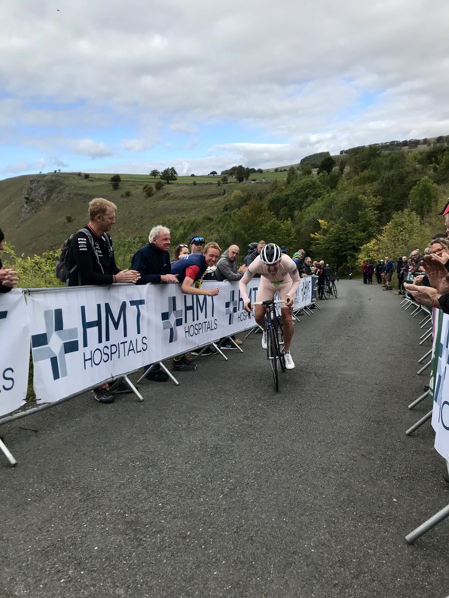 PolkaDotRob's tweet photo. ⁦@100Climbs⁩ making faces at the ⁦@monsalhillclimb⁩! https://t.co/80oy09q4w8