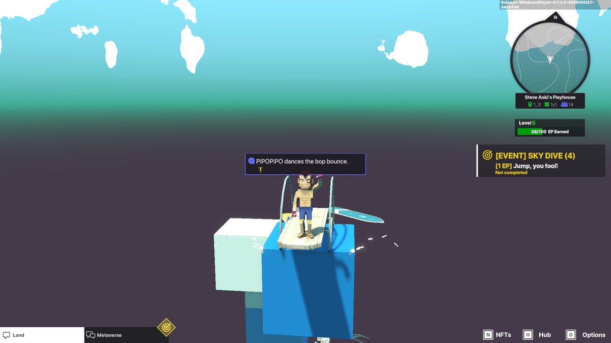PIPOPIPO_ETH's tweet photo. @TheSandboxGame @steveaoki I just participated in the #SandboxAlphaS3Giveaway for a chance to win 500 SAND! Found the high diving board in @steveaoki's Playhouse, check out my screenshot below!
👇

Let go https://t.co/pal49oYc0K