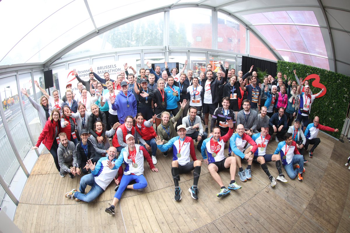 arnaudfeist's tweet photo. A huge 👏 for everyone finishing the #BrusselsAirportMarathon, Half &amp; Mini Marathon! After a 2-year break, thousands of runners showed up. As a #proudsponsor I want to say thank you to all the runners, supporters &amp; organisations for making this a special day #WeRunTogether https://t.co/Do53lJgY4n