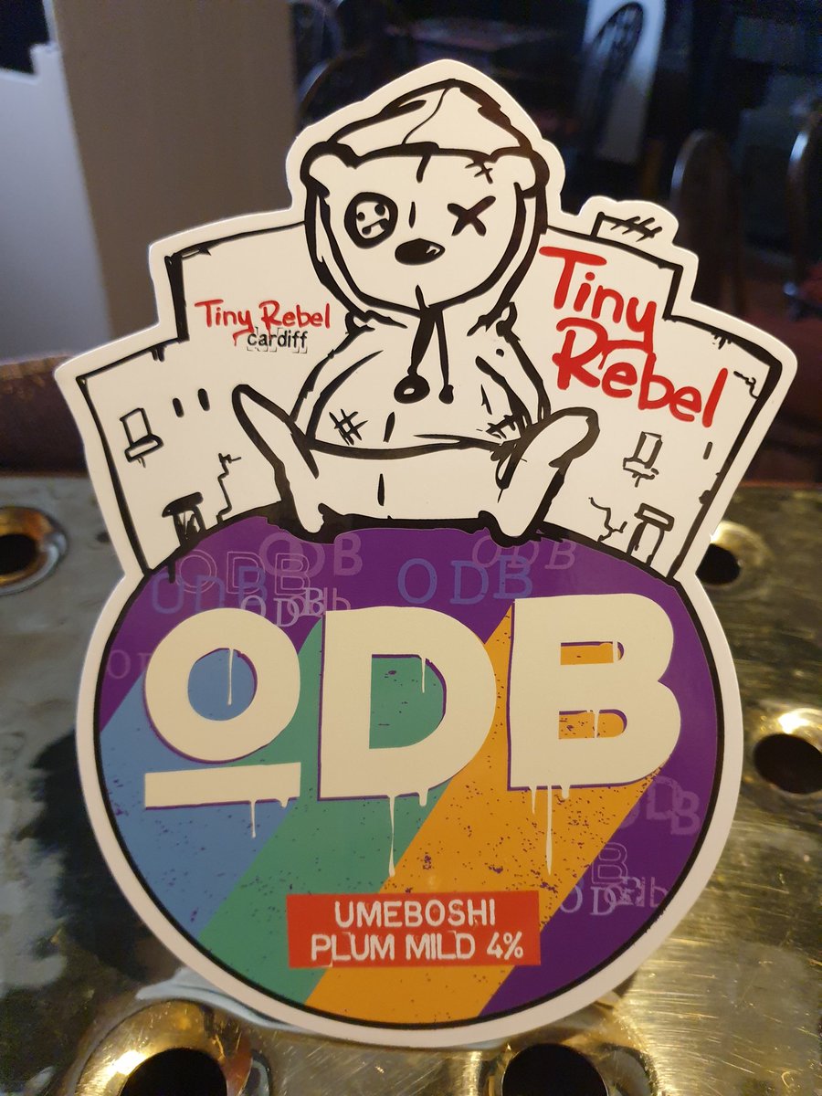 Two_Fellas_IoM's tweet photo. Tiny Rebel don't do ordinary beers. An Umeboshi Plum Mild. On now. @tinyrebelbrewco https://t.co/4S3w1sdbSa