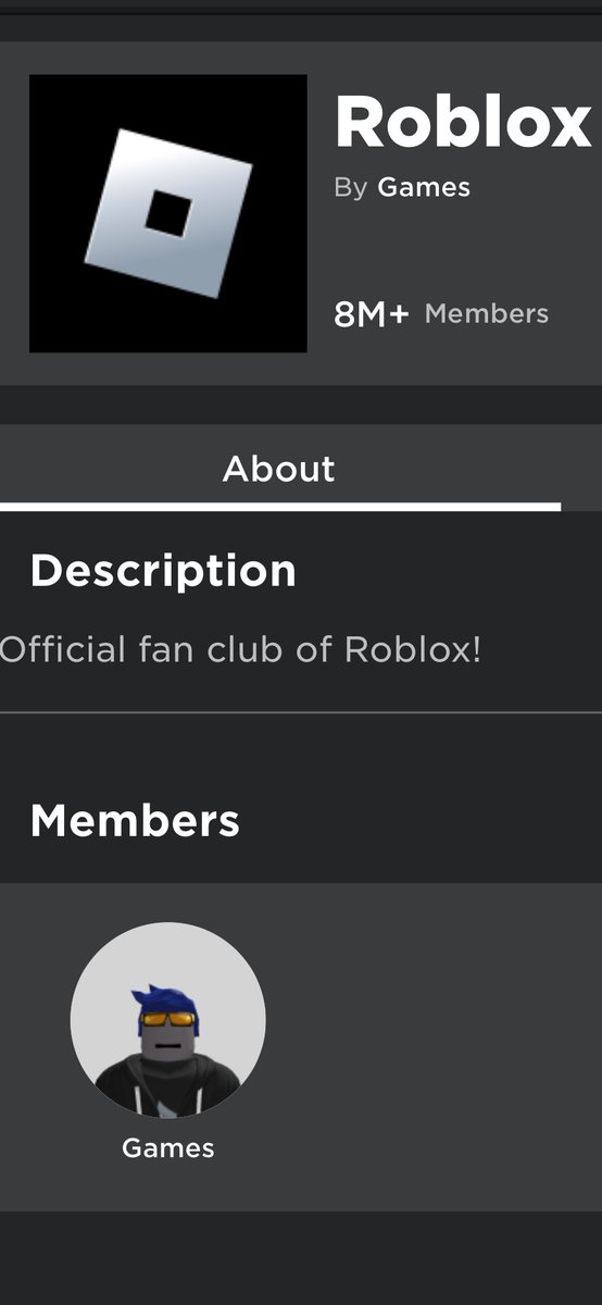 TheRoNews's tweet photo. The Official Roblox Fan group has been changed owners from @Roblox to @Games https://t.co/sMnmKTUTCf