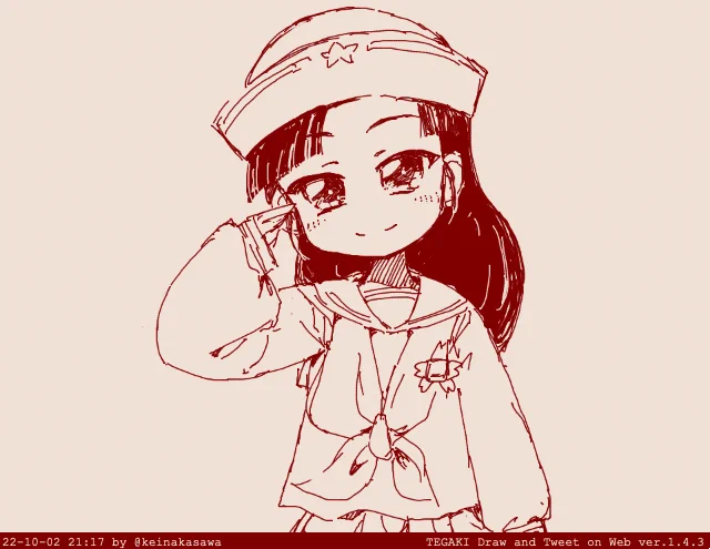きぬよちゃん #tegaki_dt 