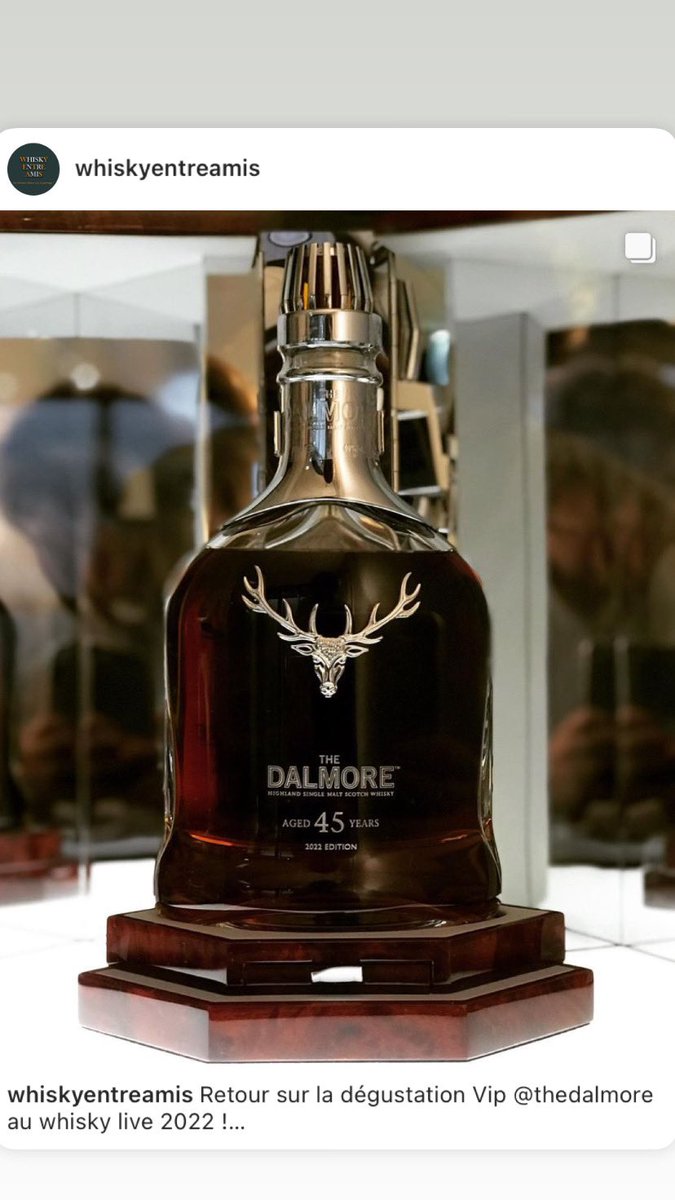 Arthuurab's tweet photo. Dalmore 45 ans un grand whisky 🥃
@DalmoreWhisky 
#masterclass #whiskyentreamis #dalmore #dalmore45 https://t.co/GUTUMSKGZS