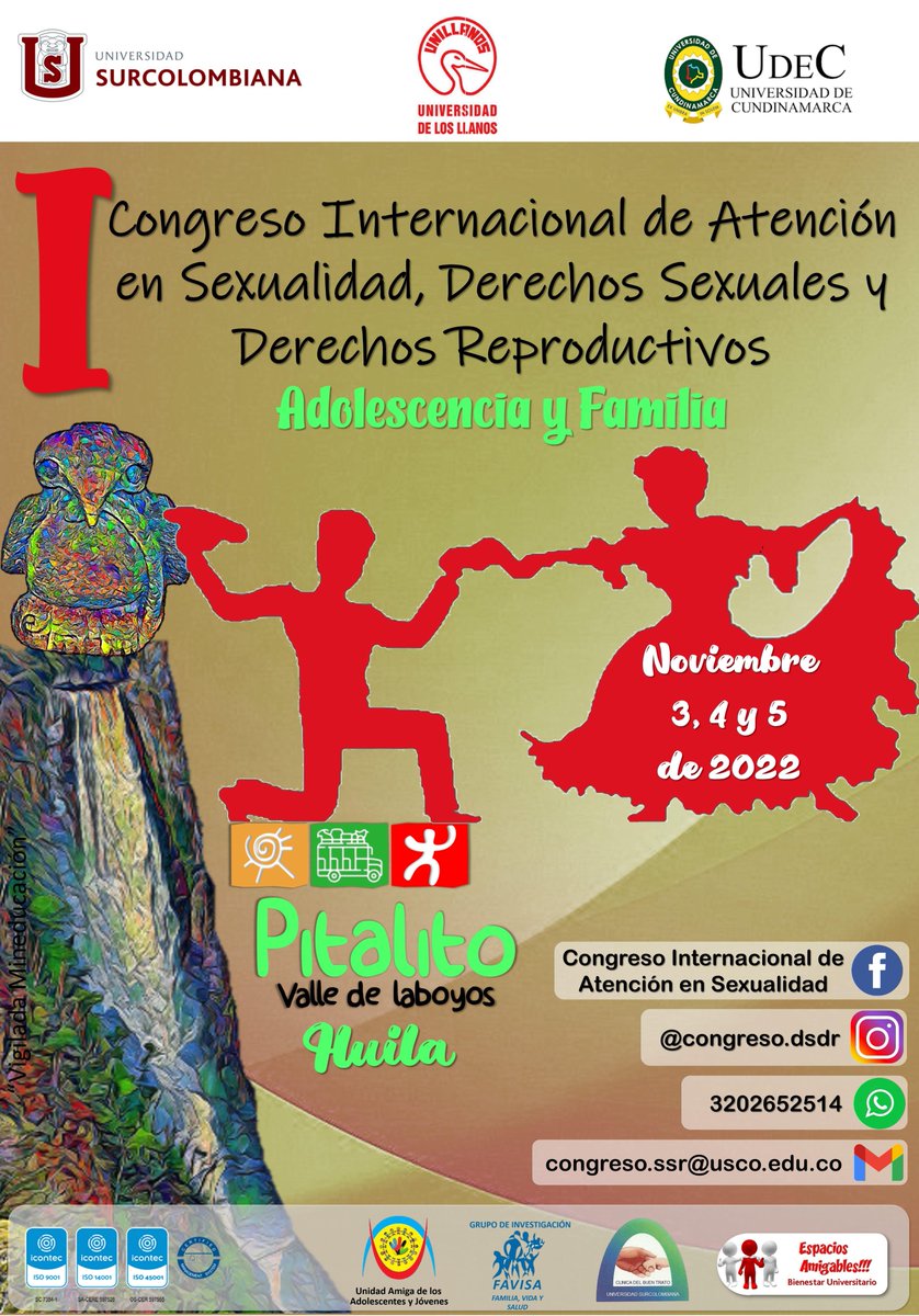 SaSeRIJ's tweet photo. Congreso Internacional de Atención en Sexualidad, Derechos Sexuales y Derechos Reproductivos  
#Adolescencia y #Familia https://t.co/fCM4NiDvLy