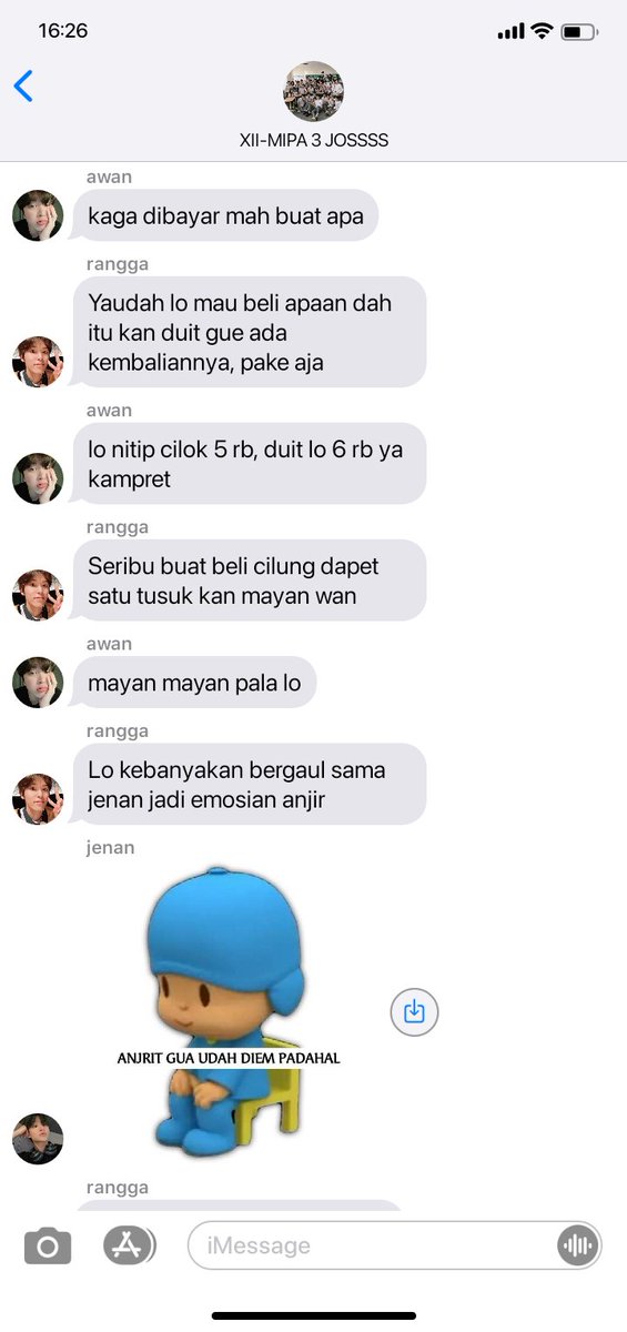 kyusiho's tweet photo. 276. apa gunanya teman https://t.co/qdw130o4EP