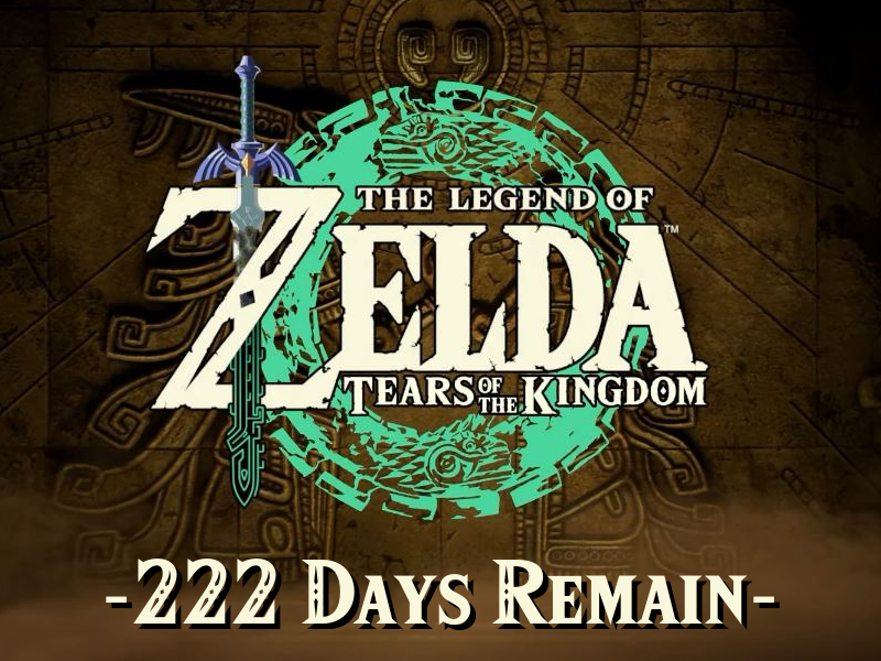 Zelda_Countdown's tweet photo. 222 days until the release of The Legend of Zelda: Tears of the Kingdom! https://t.co/jRIHtz3RbF