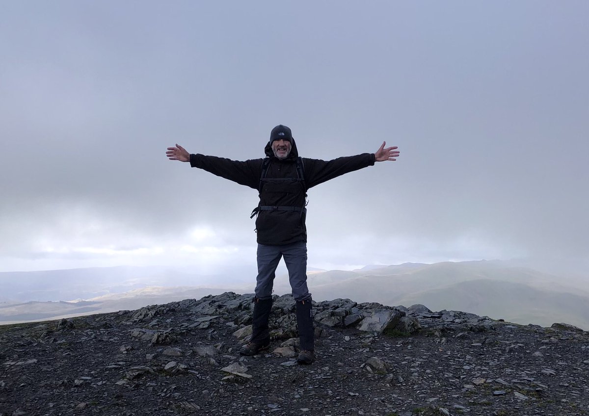 Blencathra Summit. Sun. Rain. Hail. A grand walk. #LakeDistrict