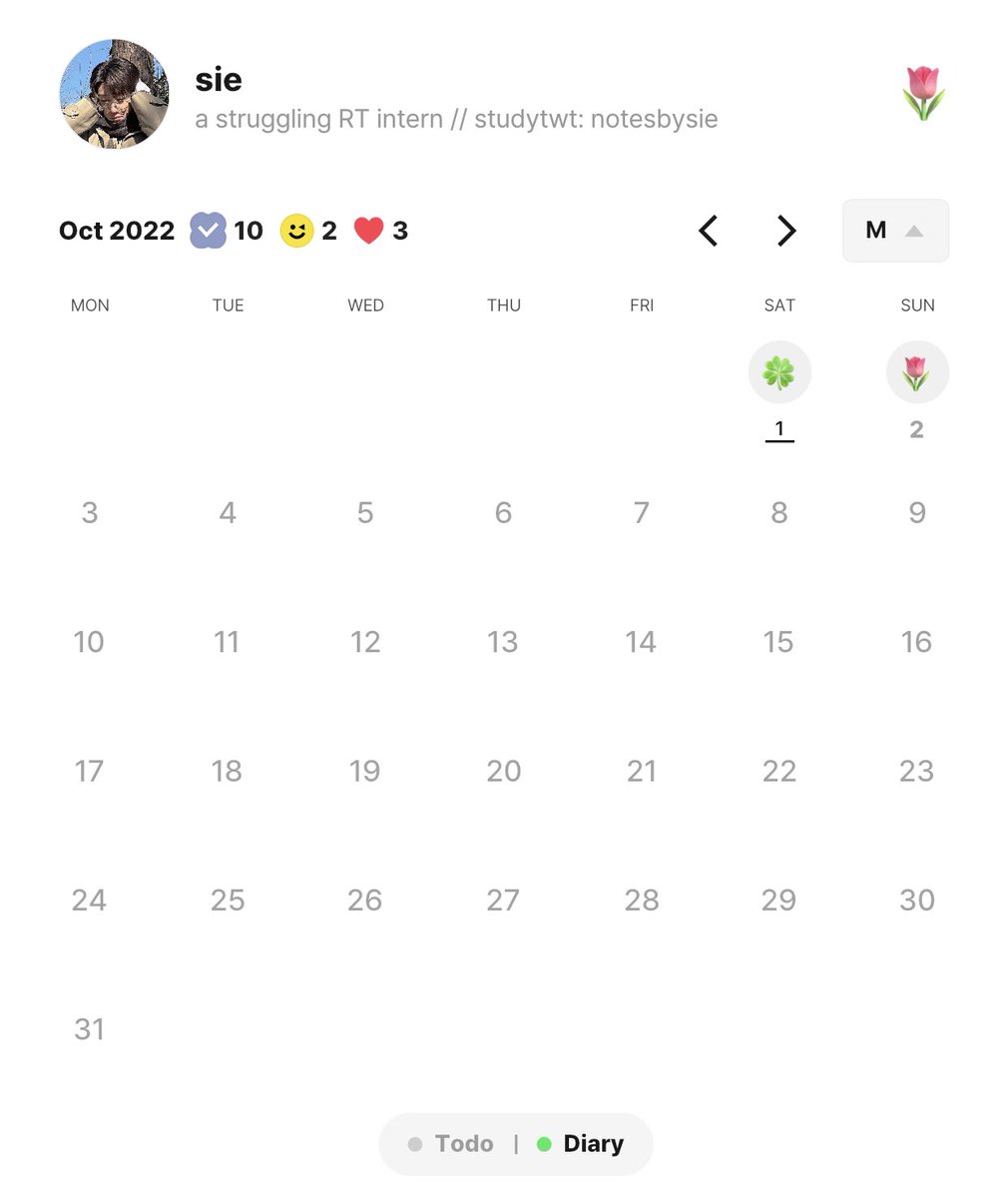 notesbysie's tweet image. unintentionally added another personal goal for myself this october: daily diary entry on tdm 🐸