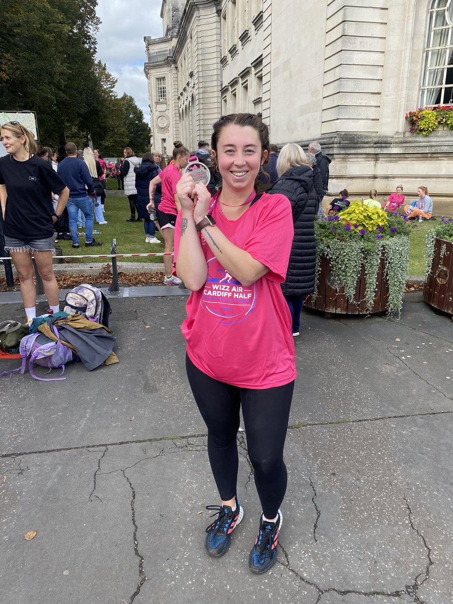 Completed it 💪🏼🏃🏼‍♀️! 2hrs37 which isn’t too bad considering I’m older, injured and not trained as much since last time! Proud of myself for pushing myself to the finish line 🤍