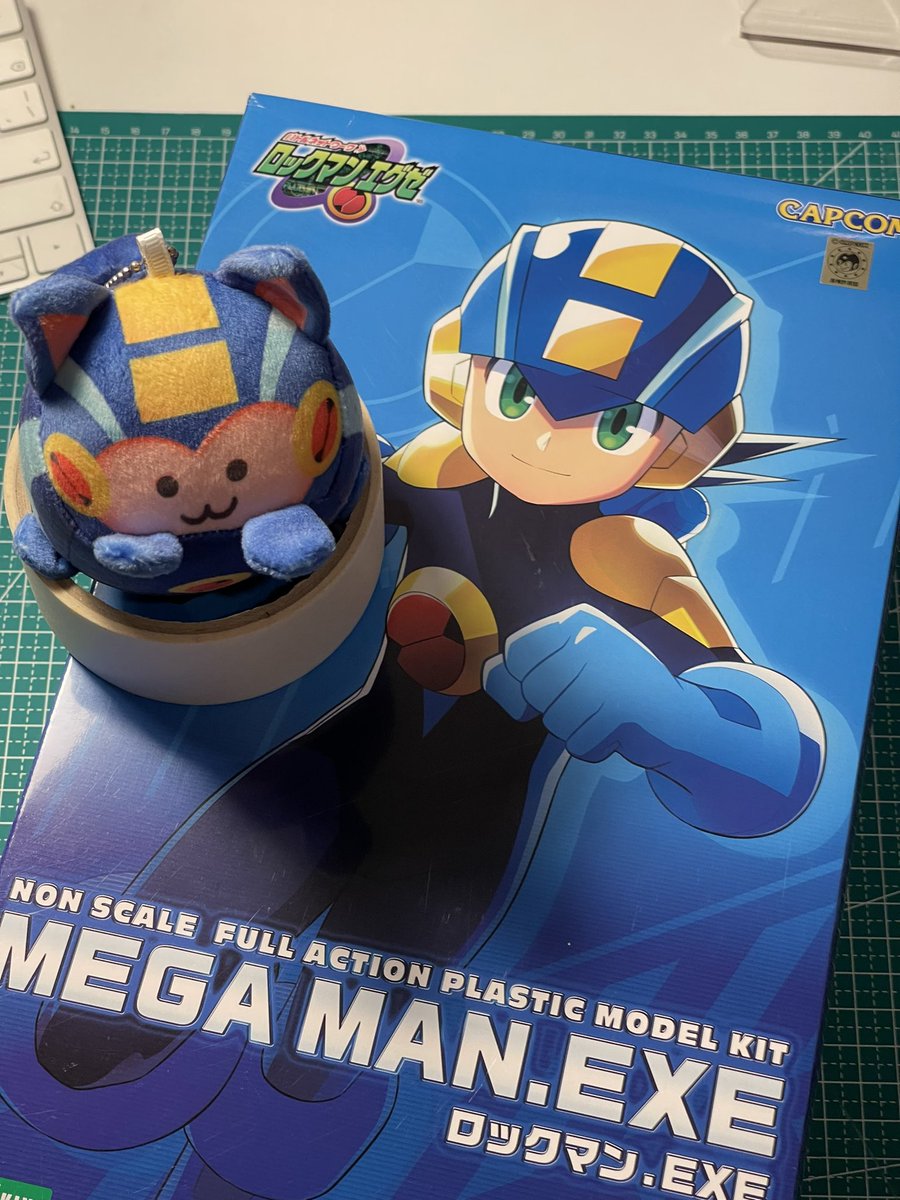 终于拿到 #ロックマンエグゼ 了，我好快乐啊！！！寿屋，谢谢你😘