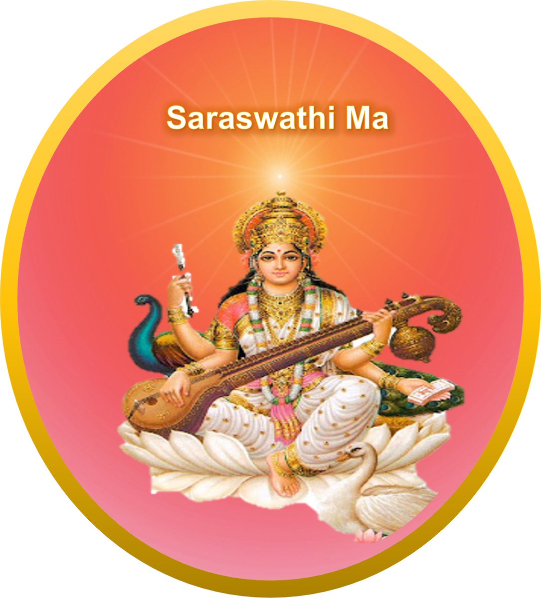 BrahmaKumarisUS's tweet photo. Happy Navrathri - Saraswathi Ma - Power to Decide: This gives me the power to make the right decisions. Like Saraswathi Ma playing Veena (musical instrument), I play to my own music of decision making. Let me stay in this elevated awareness today. #brahmakumarisus #powertodecide https://t.co/bVAJDLLdWL