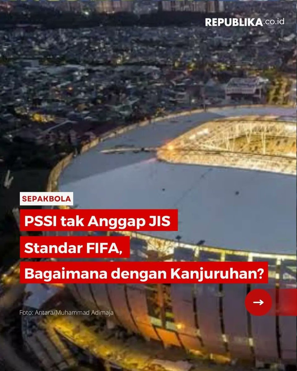 PSSI tak Anggap JIS Standar FIFA, Bagaimana dengan Kanjuruhan?

PSSI membuat pernyataan kontroversial dengan melarang timnas bermain di Jakarta International Stadium (JIS) karena alasan stadion tak berstandar FIFA. 

#republikathread
