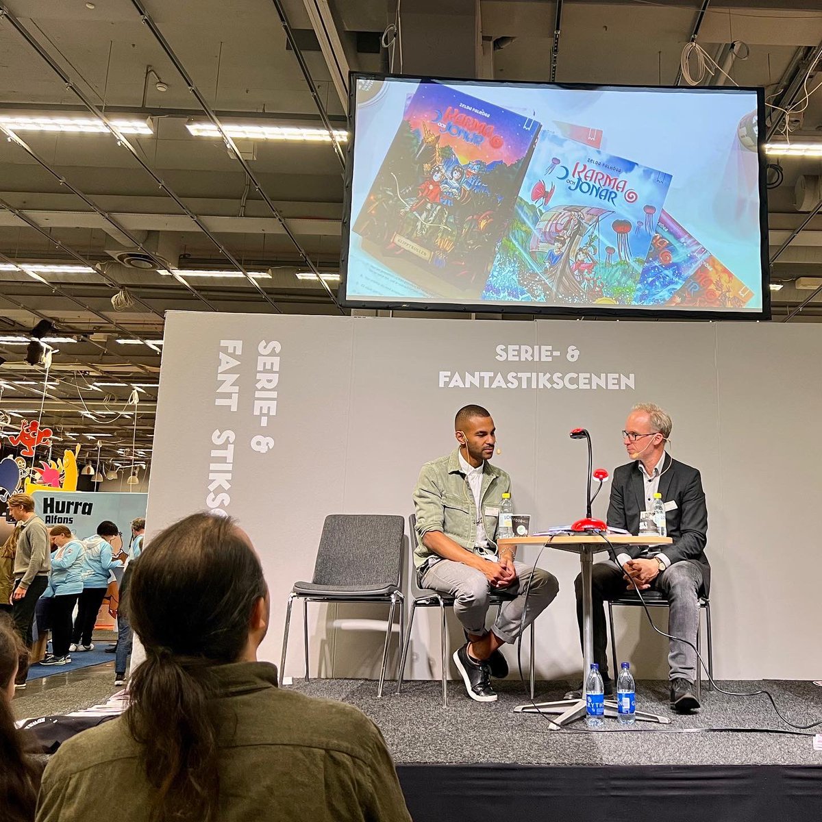 henric_aryee's tweet photo. My first trip to the Gothenburg Book Fair was an amazing experience.🙏🏾 The release of the animated tv show based on my book series Karma and Jonar is scheduled for December 4th. It will be available in 11 different languages! I can’t wait.🤩 

#illustration #ChildrensBooks https://t.co/jBpcJ7IfDh