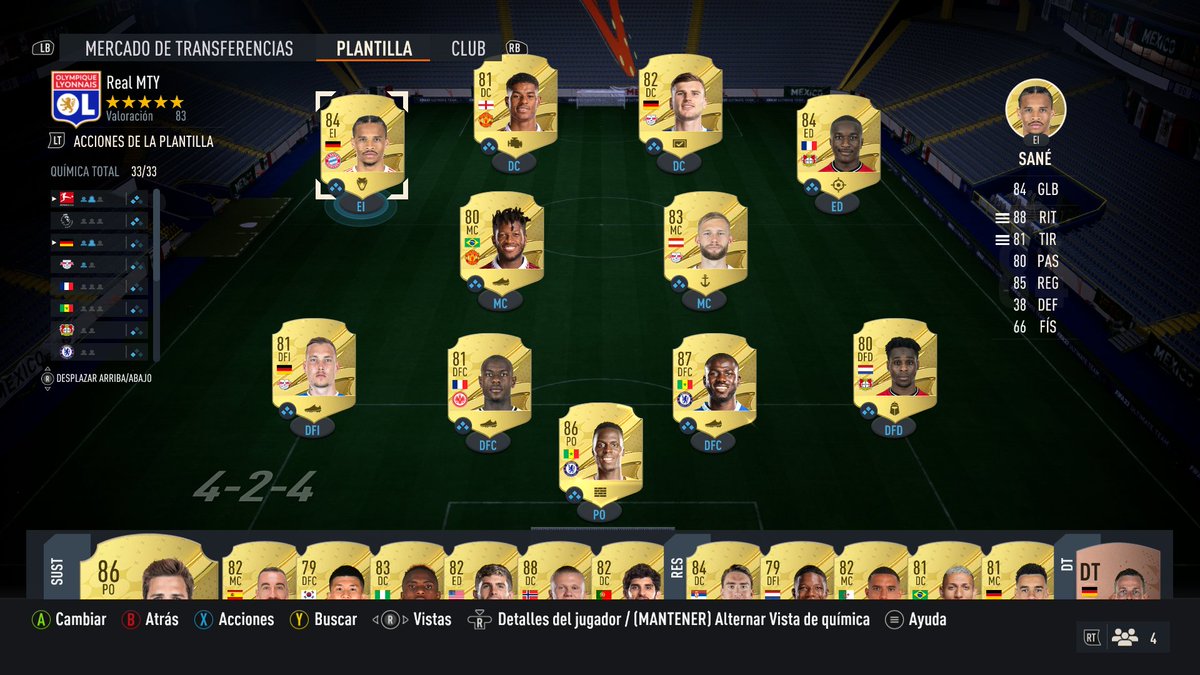 Kenny_RM2000's tweet photo. @xARiiAN Este es mi equipo, normalmente uso a Bruno donde esta Fred pero ahora estoy probandolo a Fred por curiosidad y tengo 80k de presupuesto para mejoras https://t.co/amIa6PSg24