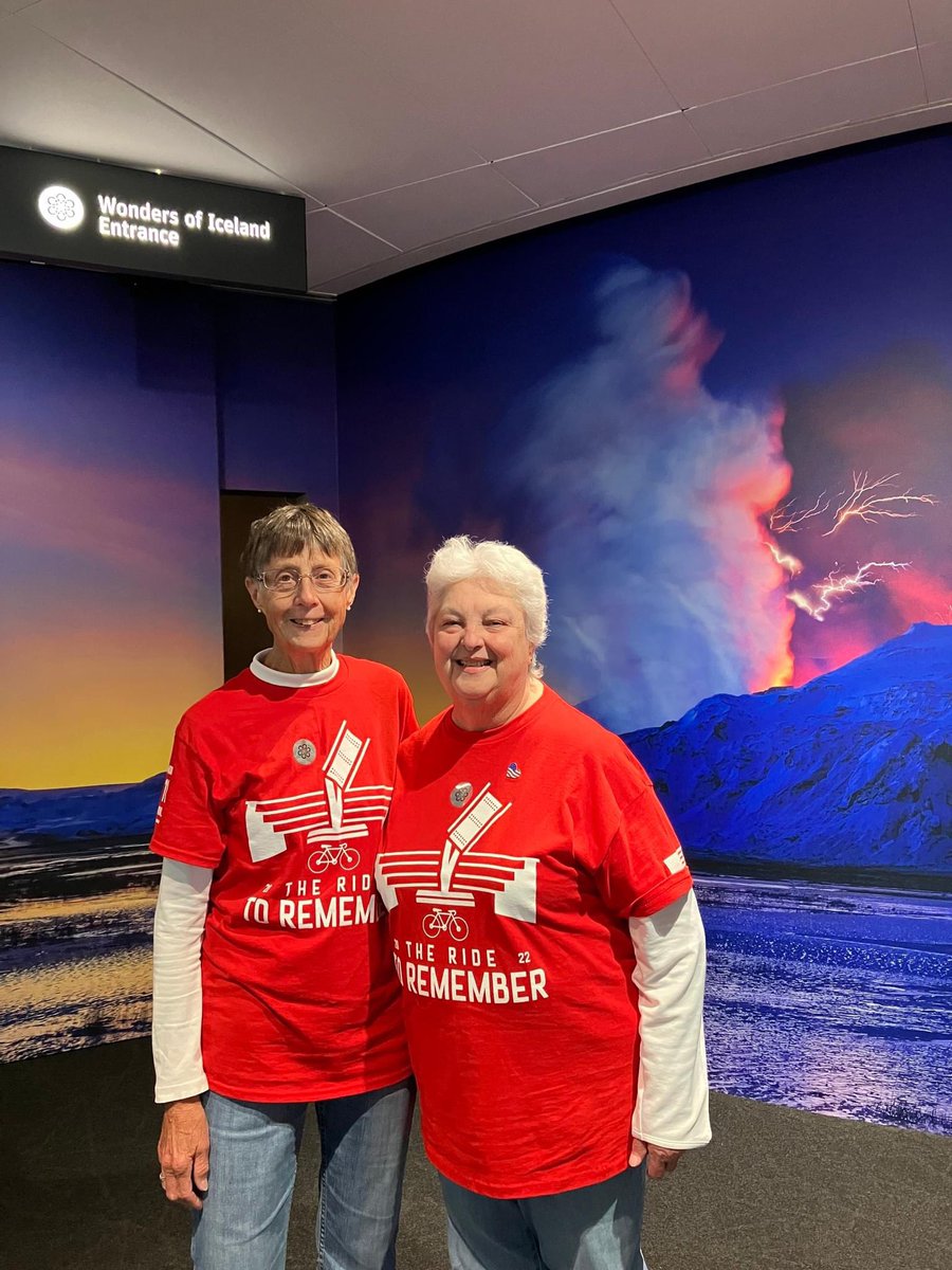 possiblepodlove's tweet photo. "Your shirt was worn in Perlan Museum in Reykjavik, Iceland on 9-11. My friend, Kathy and I were VERY PROUD to wear these shirts in remembrance of that day."🇺🇸❤️ Thank you Linda for sharing ... this means the world to us! #PossibleTogether
#ridetoremember Wisconsin 9/11 Memorial https://t.co/EUpLkGDB6X