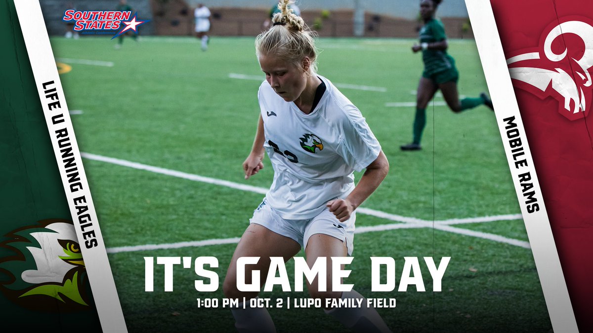 LifeUAthletics's tweet photo. IT'S GAME DAY!!

The @LifeUWSOC team ends its weekend home stand with a 1PM tilt against @SSACsports foe, @UMobileRams! Follow along with live video and stats through the links below!

📈: https://t.co/p3NF91Hr3G
📺: https://t.co/Tc01JJWcBA https://t.co/X15YudCb5h
