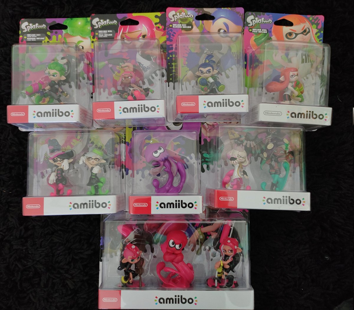 ThatSrb2DUDE's tweet photo. NOW I HAVE ALL THE SPLATOON AMIBOS 😈😈😈 https://t.co/ZKXEop3mAr