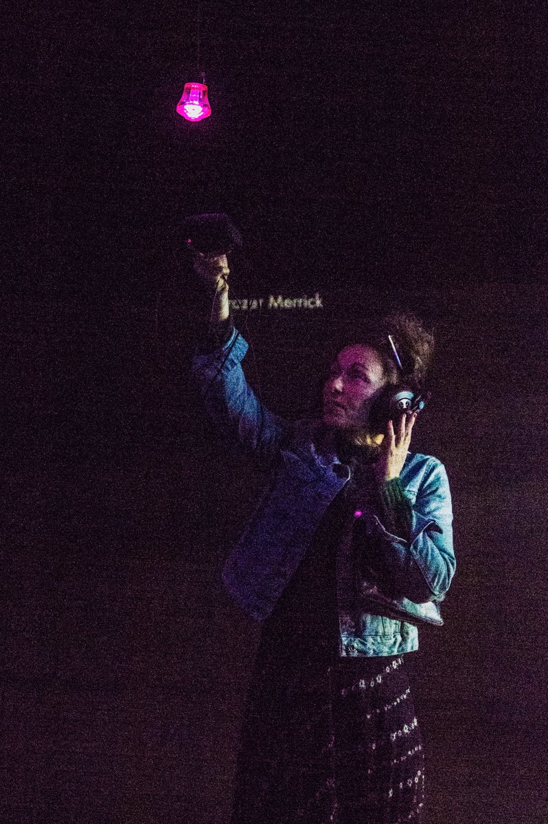 This shot was taken in pitch black for part of the fabulous new interactive exhibition 'Receiver' <a href="/FPGSouthend/">Focal Point Gallery</a> yesterday.  Definitely worth a visit.  On until 23rd December.