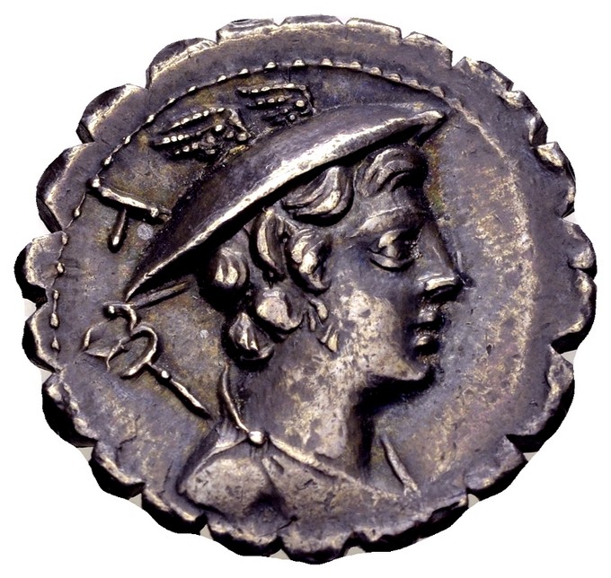AgoraCoins's tweet photo. The reverse of this coin shows Ulysses returning in humble dress to Ithaca, where he was at once recognized by his old dog Argus, who died of joy at seeing his master again.
C. Mamilius Limetanus. Rome, 82 BC. AR denarius, 3.89 g.
Crawford 362/1.
EF-
https://t.co/qk4MTkHEUZ https://t.co/IqRQqXoNew