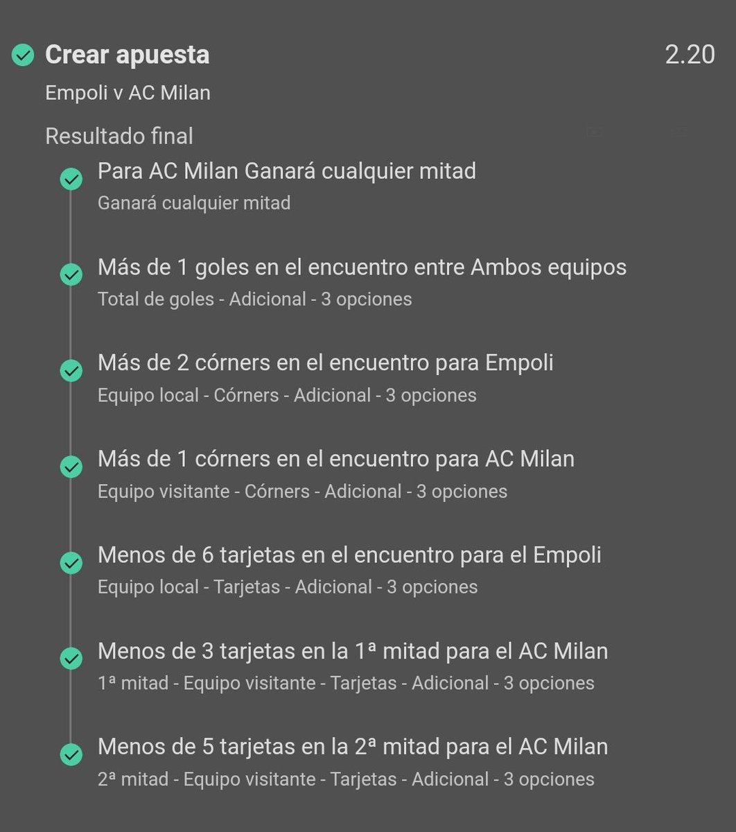 TODAVÍA ESTAS A TIEMPO DE PILLAR LOS 2 STAKE10💣💣💣 QUE HAY EN NUESTRO CANAL GRATUITO. 

A QUE ESPERAS??

t.me/vortexapuestas