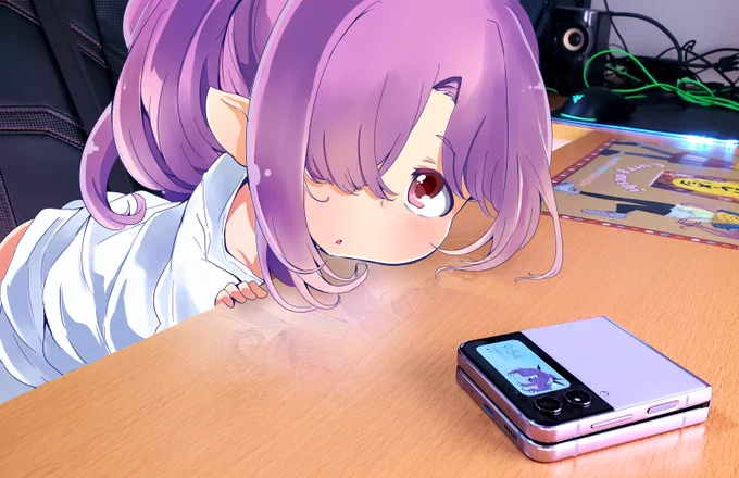 ニオカラーのスマホを買いました 