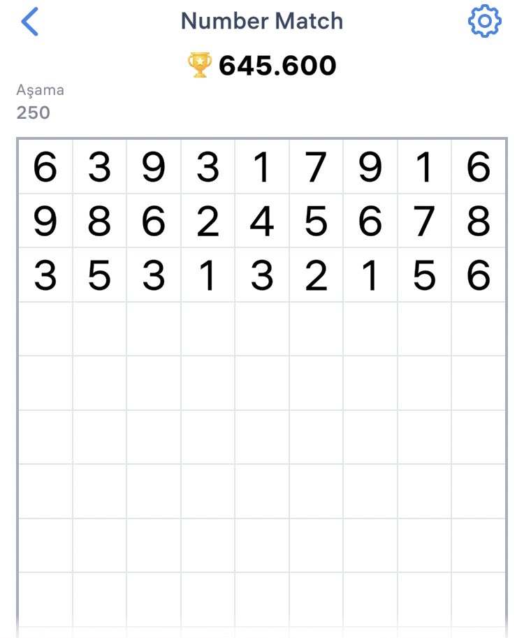gogokdz's tweet photo. Still going on! 😎 #numbermatch https://t.co/x8DbYJoBqU