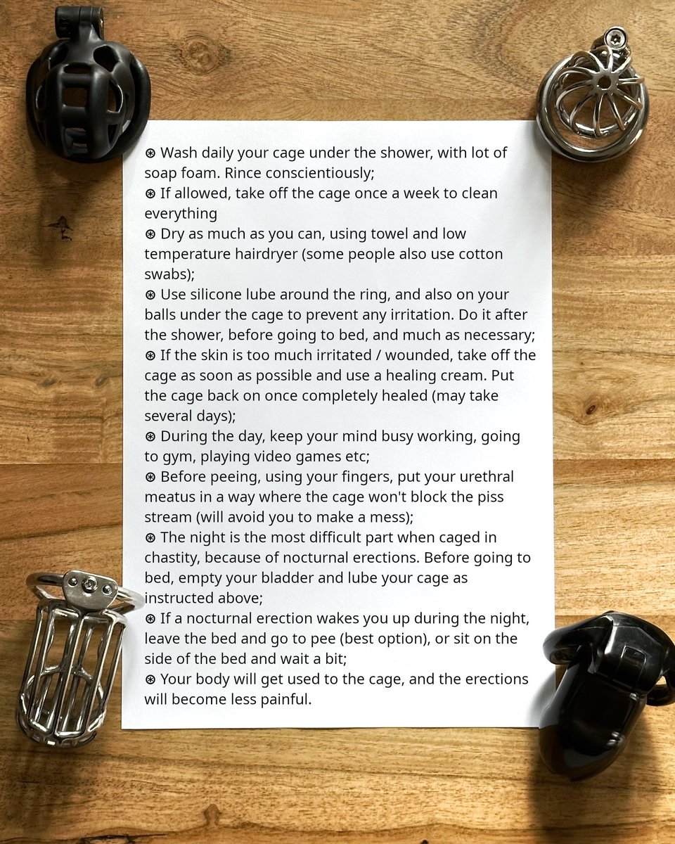 PupNoen's tweet photo. Day 2 selfie of #Locktober.
As bonus pic, I wrote some simple daily rules to make long term chastity easier to bear (according to my own experience) 🔐
If you have any other suggestion or question, leave a comment below 😊
Thank you @mastersebparis for the today outfit https://t.co/mAtn1fOJWz