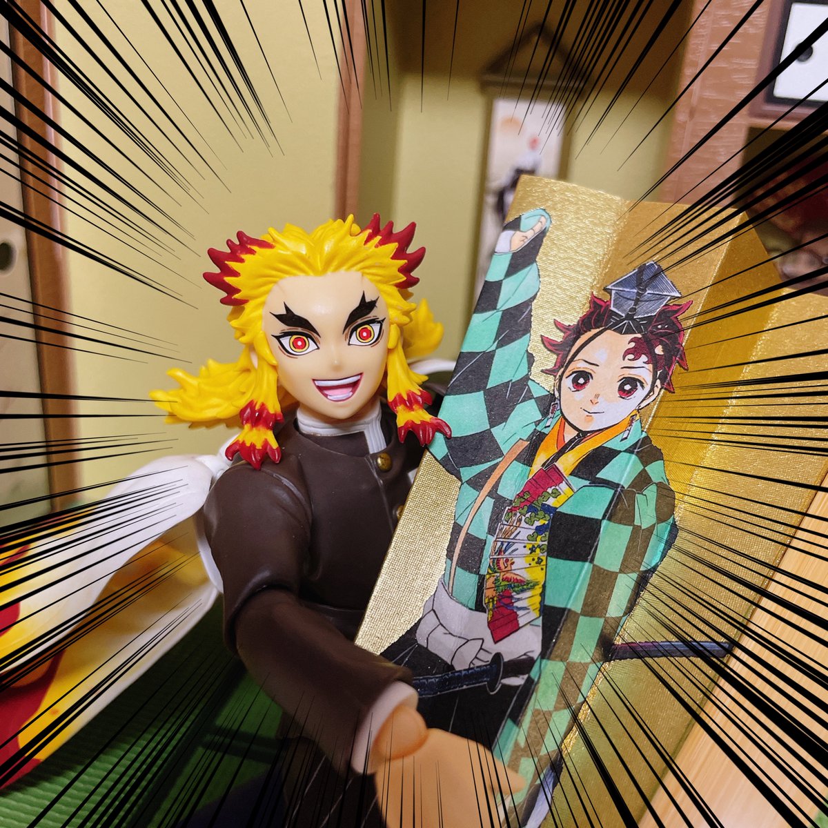 竈門炭治郎 ,煉獄杏寿郎 「雅だ!! 」|きりこ🖊のイラスト
