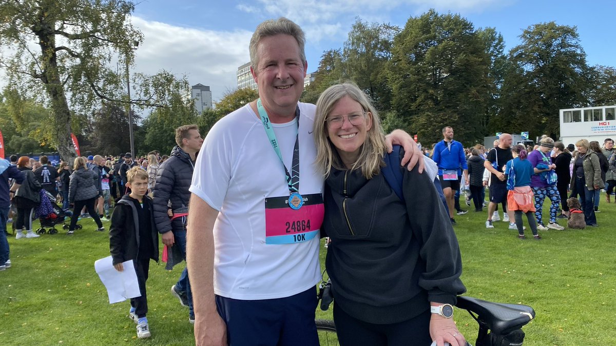 Great Scottish Run 🏃‍♂️ is done ✅  <a href="/GreatScotRun/">Great Scottish Run</a> <a href="/TrudyLindblade/">Trudy Lindblade</a>