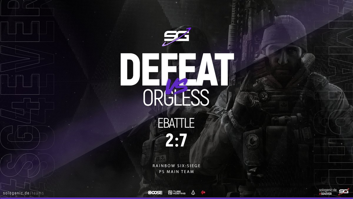[#SGPSMAIN] [#Defeat]

Leider muss unser #PSMAIN Team auch im 4.Spieltag der 
<a href="/ebattleGG/">ebattle.gg</a> Champion Series einen #Defeat einstecken. 
 
⚔️ 

2:7 Oregon

GGs an Orgless👍
