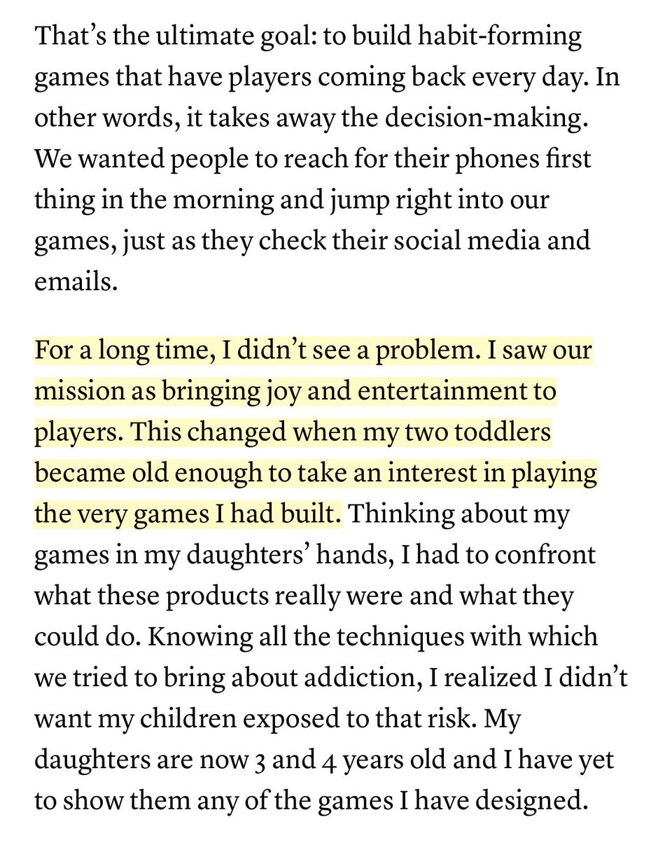 adrianhon's tweet photo. Classic “I didn’t care about sexism until I had a daughter” energy, except from a designer of habit-forming games https://t.co/xigJJOHAC9 https://t.co/3Gm9w4o9Rx