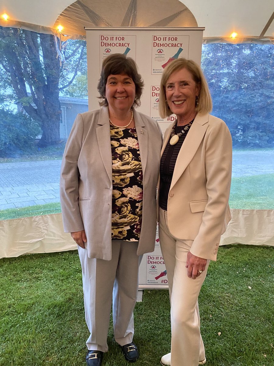 anitavandenbeld's tweet photo. Last week I attended “Do it for Democracy” hosted by @parlcent. It was wonderful to see so many ambassadors, current and former parliamentarians, former colleagues and sponsors. And a well deserved recognition of @BobRae48. Democracy promotion is more vital now than ever. #Di4D https://t.co/ovSjzRnu2n