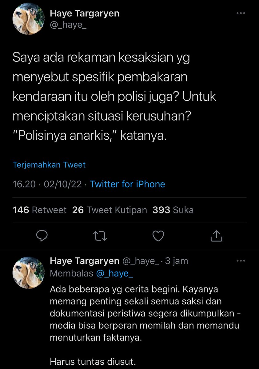 yo2thok's tweet photo. Nah loh... ada yang punya bukti serta saksi dugaan CIPKON kerusuhan oleh aparat kepolisian di area stadion Kanjuruhan Malang, @jokowi @mohmahfudmd @ListyoSigitP untuk pengusutan lebih lanjut alangkah baiknya Kapolda dan Kapolres di copot.

@AremafcOfficial @persebayaupdate https://t.co/AvOZrX0UqN