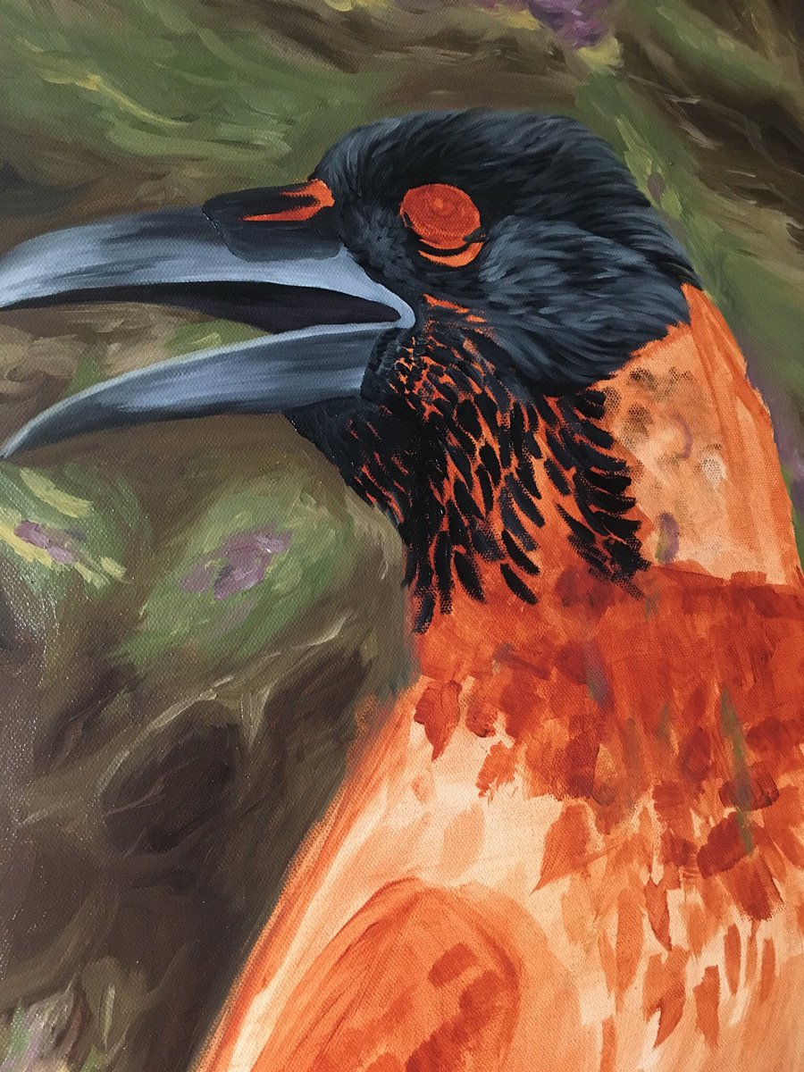 The early stages of the painting I am currently working on…