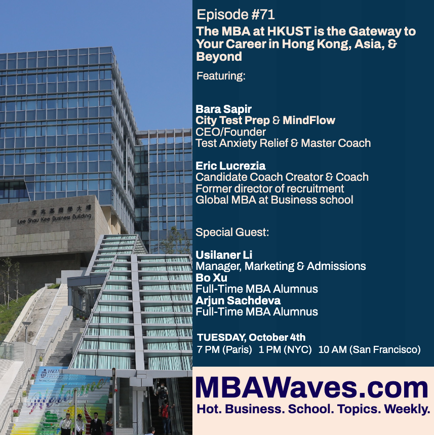 MbaWaves's tweet photo. Join @EricLucrezia, @BaraSapir, @HKUSTmba, and our special guests for a 30-minute boost from expert coaches from across the spectrum of education and business!
#mbalife #MBA #GMAT #MBAwaves
Link:https://t.co/eInfnP1vtF https://t.co/DmnWsnaZrn