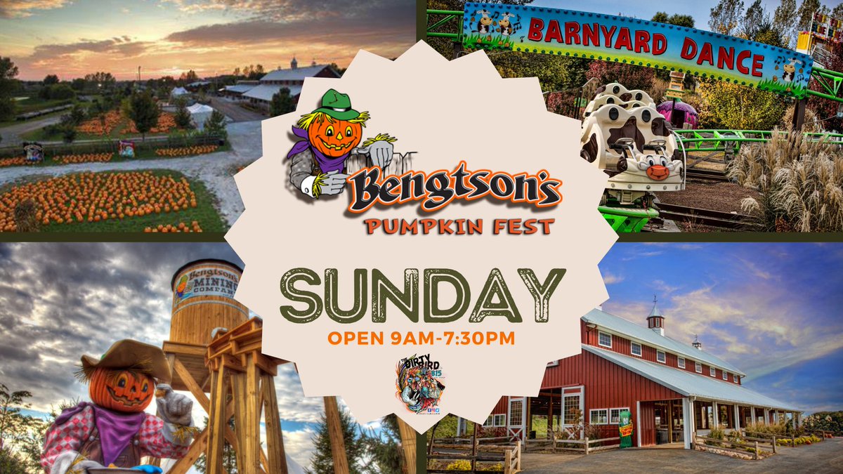 🐔 FOOD TRUCK 🐔

EVENT DETAILS
🎃 @bengtsonpumpkinfarm 
🗓️ Sunday, October 2nd
🕓 9:00am-7:30pm
📍 13341 W 151st St, Homer Glen