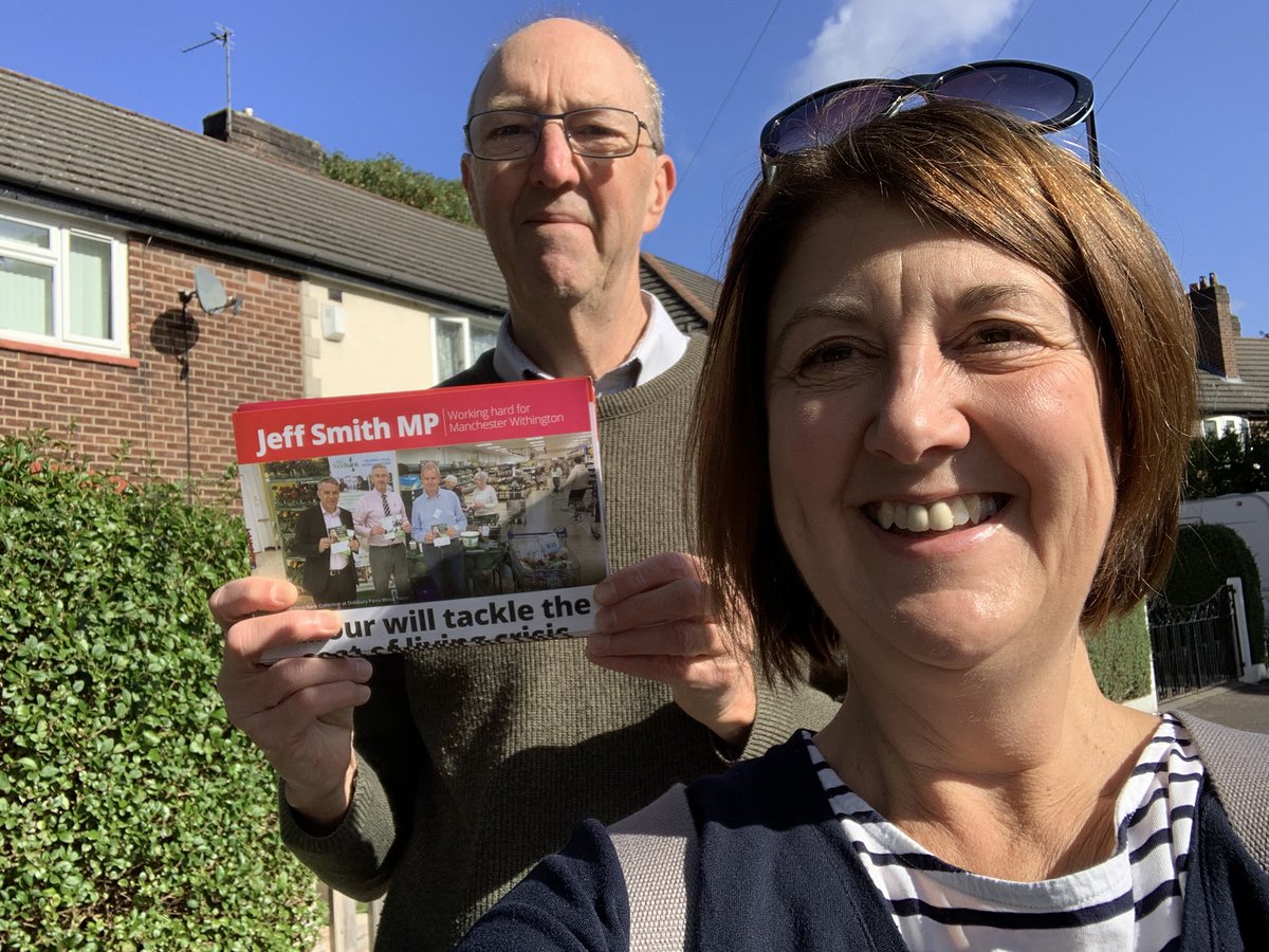 JoMidge's tweet photo. Spot of morning delivery on #Merseybank estate @JeffSmithetc leaflet explains how @UKLabour will tackle cost of living crisis & work weβve been doing locally with our brilliant partners in #ChorltonPark to support residents @BMCALtd #ToriesOut #TrussMustGo https://t.co/t2ozB3eS8t