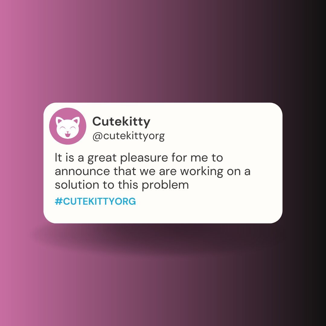 cutekittyorg's tweet photo. Their lives matter. Rescue animals
.
.
.
.
.
.
#helpcat #catsonly #catsforever #catsforlife #catloversworld #catsarethebest #catsworld #catloversworld #cryptocurrencytrade #cryptocurrencyinvesting #cryptocurrencysolution #cryptocurrencyrevolution #cryptocurrencyinviestments https://t.co/ACwGspHBQM