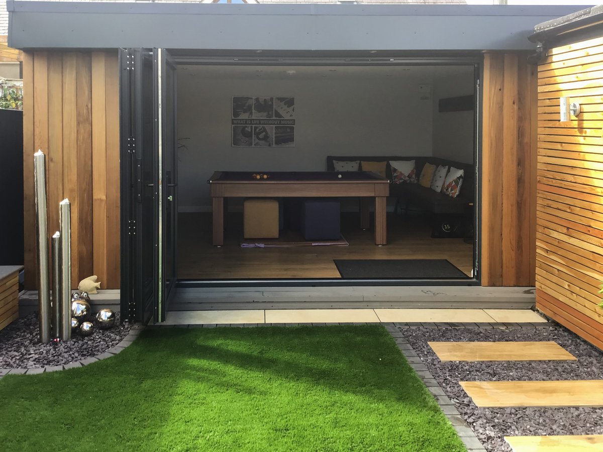 Swiftorg's tweet photo. We love receiving photos from happy clients!  Check out this amazing  multipurpose space in Wrexham!

"From design of build through to completion was handled so professionally by everyone concerned..." PH Wrexham

#mancave #gardenroom #multipurpose #designandbuild https://t.co/MofvmDswee