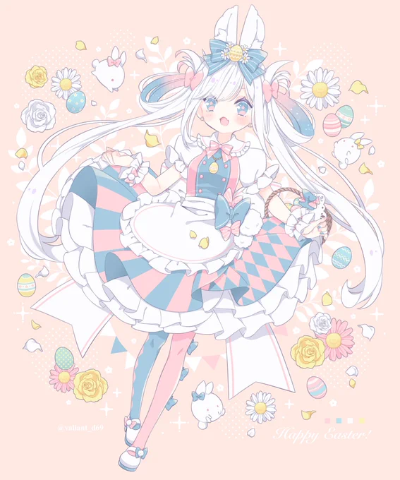 タグ企画 #自創作女子イラストフェス01 に参加します。ひたすら好きなものを詰め込んで描いています。 