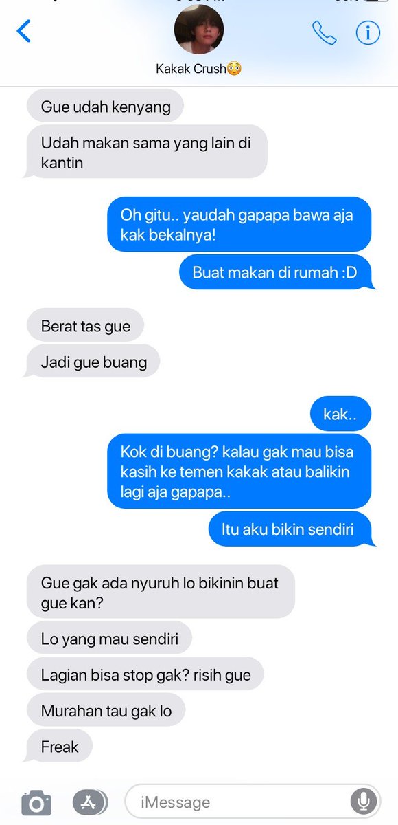 amdusIIas's tweet photo. Taekook two tweet au

Cw// harsword 

"Risih tau gak? freak" https://t.co/Ue42eZa5b1