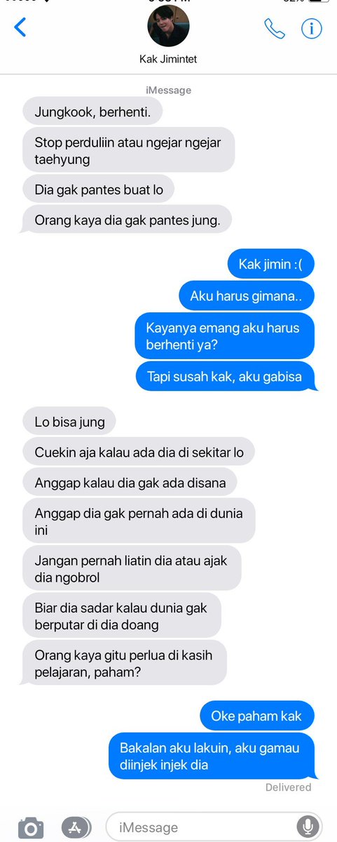 amdusIIas's tweet photo. Taekook two tweet au

Cw// harsword 

"Risih tau gak? freak" https://t.co/Ue42eZa5b1